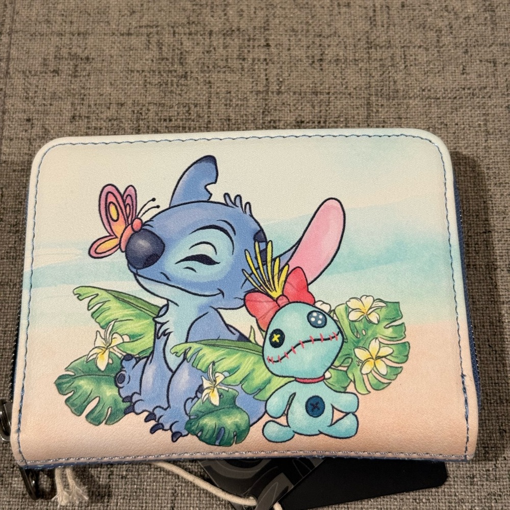 Loungefly Disney Stitch Scrump Butterfly Satchel/Crossbody and Wallet set NWT - Picture 5 of 8